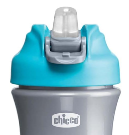 CHICCO Pop-up Cup kubek niekapek z ustnikiem i słomką 350 ml 2 l+