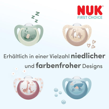 NUK First Choice σιλικονούχα πιπίλα ηρεμίας x2 18-36 μηνών