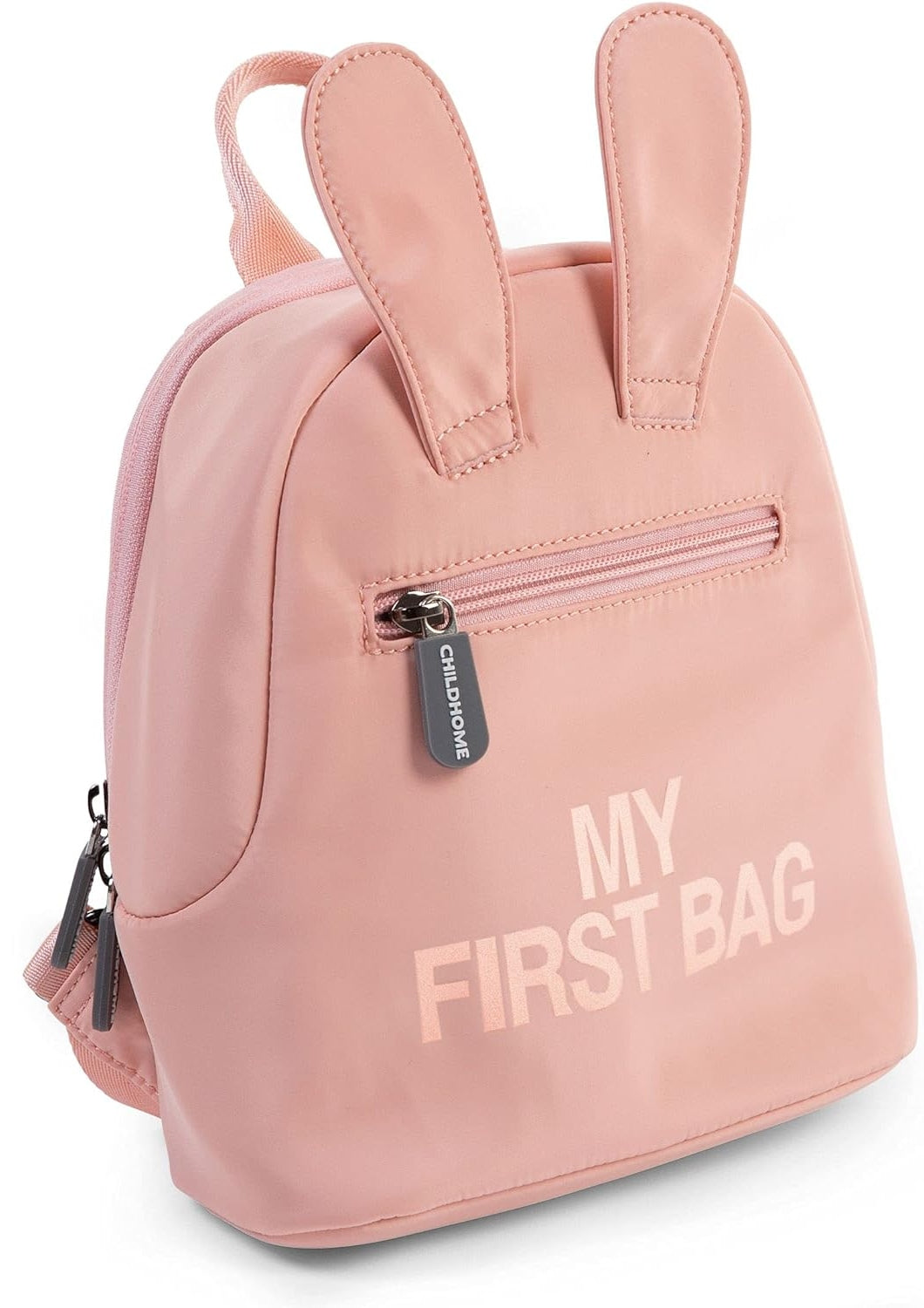 CHILDHOME My First Bag PLECAK dla dzieci miś różowy, z uszami, wodoodporny, łatwy do czyszczenia