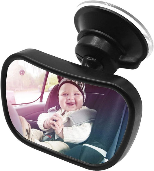 OGLINDĂ PENTRU BEBELUȘ 2în1 oglindă auto pentru supravegherea copilului 5,5 x 8,8 cm