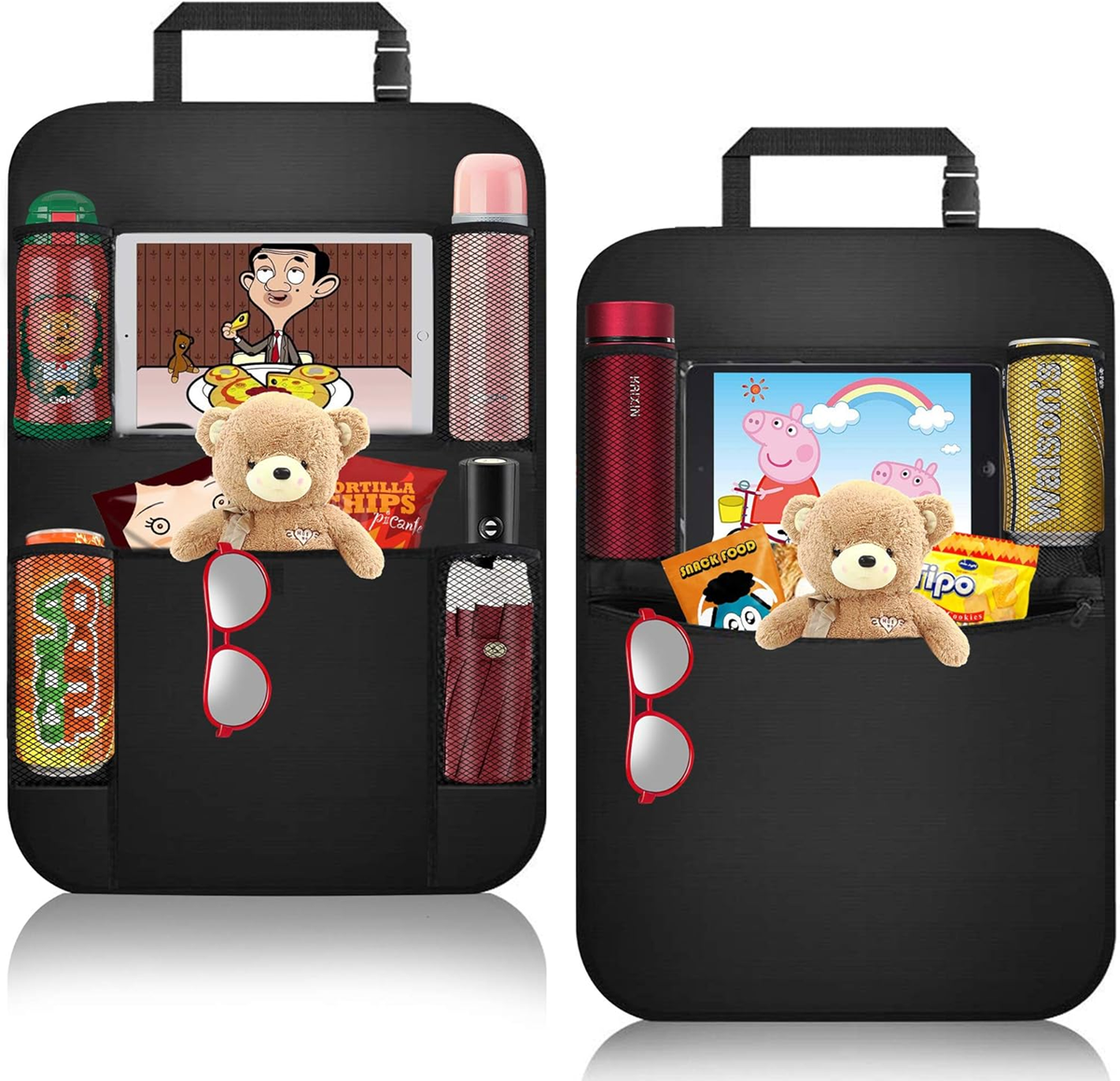 ASANMUcar organiser, protector 2 piecescolour blackwidth 41 cm, length 58 cmmaterials Oxford 600D fabric