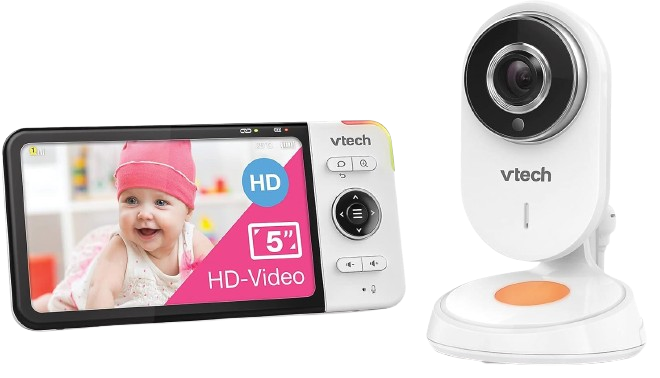 VTECH BM818 HD 5" LCD baby monitor