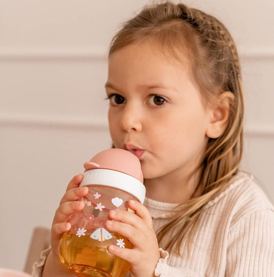 MEPAL Straw Cup kubek niekapek ze słomką 9 m+ 300 ml ŁĄKA – zdjęcie produktu 2