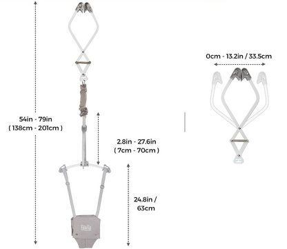 FUNLIO Hop skoczek futrynowy 6-24 m do 18 kg