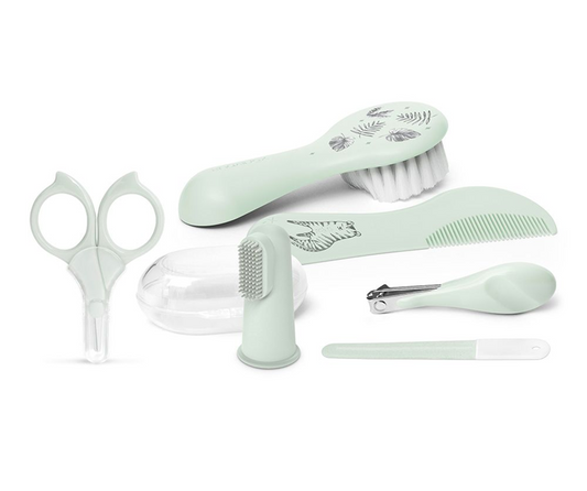 SUAVINEX komplet za nego otroka s 6 elementi + etui TIGER