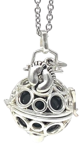 BOLA Schwangerschaftskette Silber mit Glöckchen für Schwangere