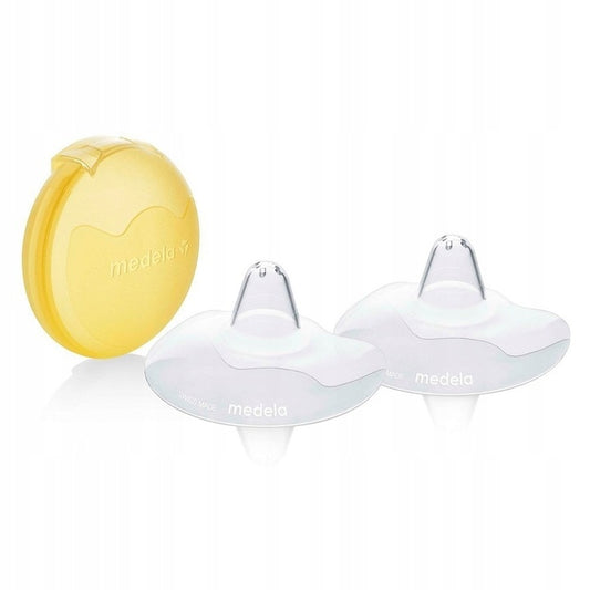 MEDELA nakładki do karmienia osłonki S 16mm silikonowe osłonki Contact do ochrony podrażnionych brodawek