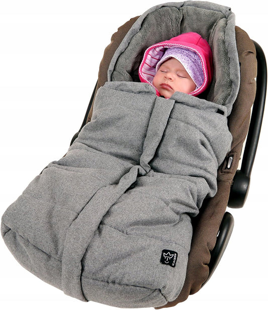 KAISER Ella saco polar para silla de coche invierno gris