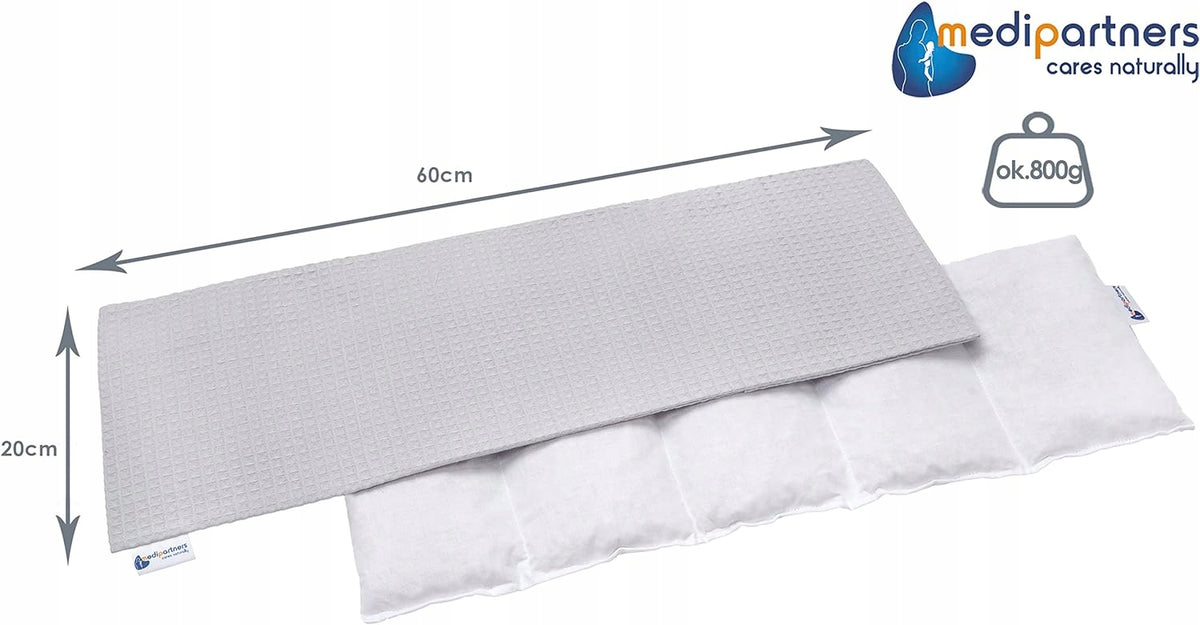 MEDIPARTNERS termofor s češnjevimi koščicami VELIK 800g 60x20 cm MINKY