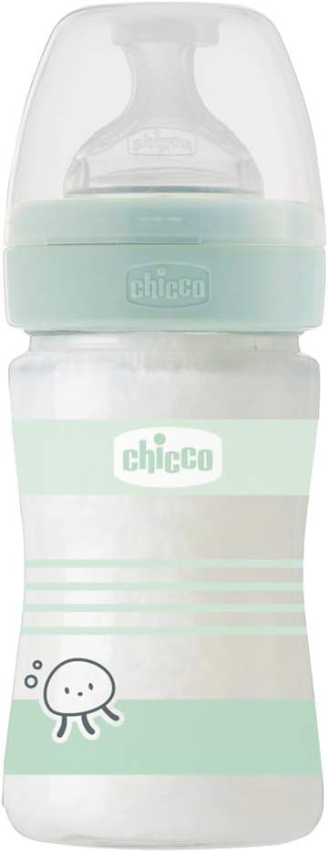 CHICCO μπιμπερό Well Being 0 μηνών+ 150 ml ΓΥΑΛΙ