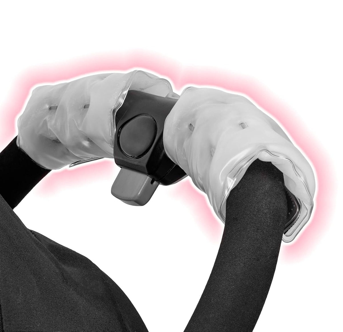 FINGER HEAT gelni grelnik rok za držala vozička, kolesa in skiroja x2