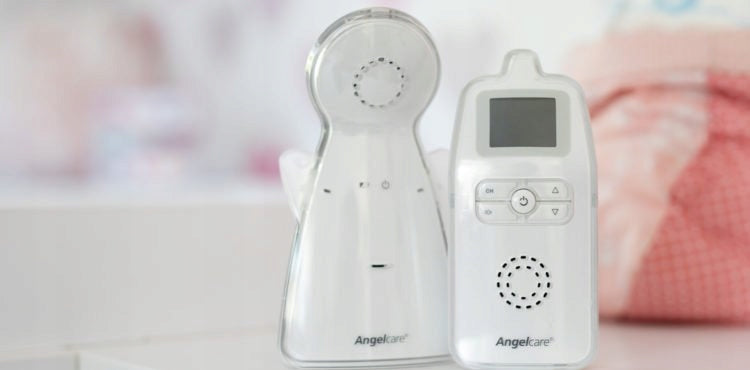 ANGELCARE AC423-D analogowa NIANIA ELEKTRONICZNA biała niania elektroniczna zasilanie sieciowe i bateryjne