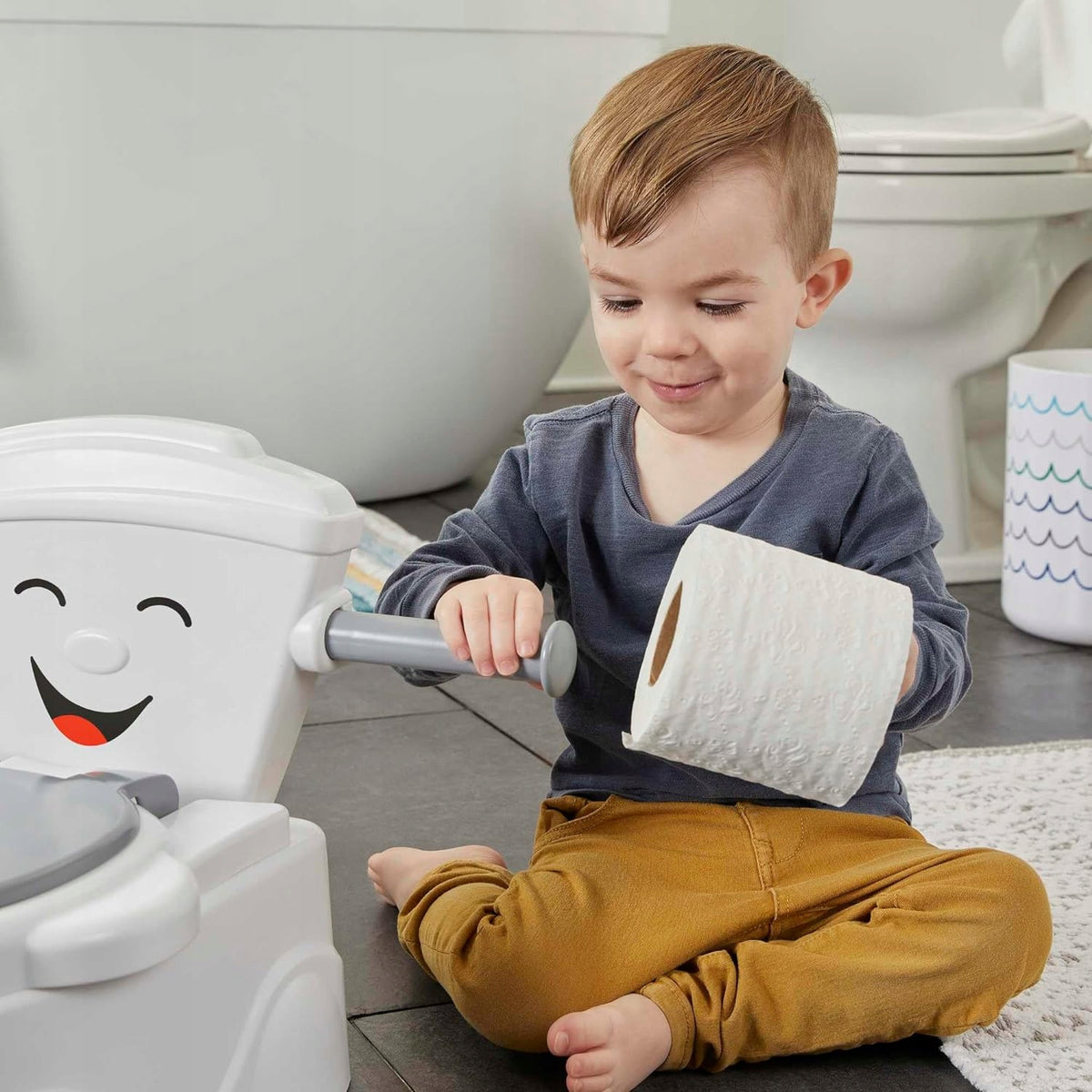 FISHER PRICE nocnik Moja Pierwsza Toaleta DE