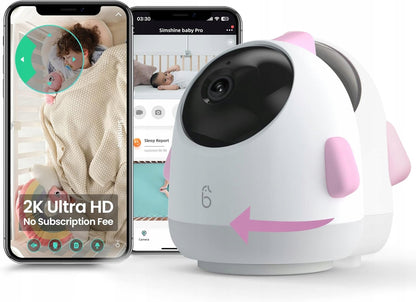 SIMSHINE SimCam Baby Pro Monitor electronic nanny cam + mast
