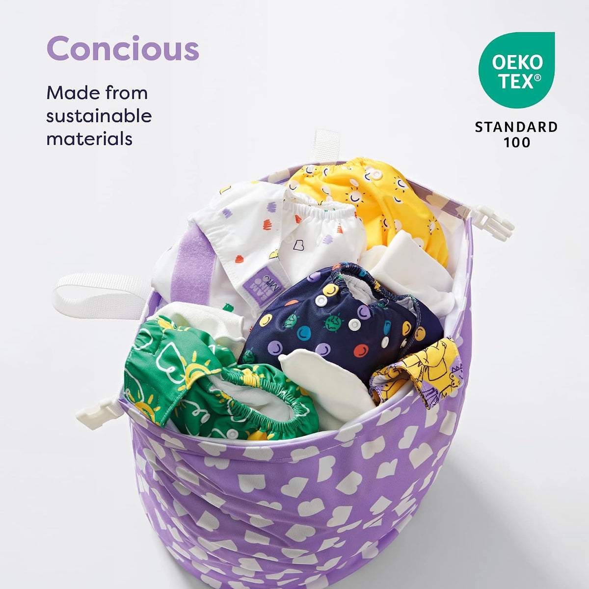 BAMBINO MIO geantă mare pentru scutece ude Wetbag