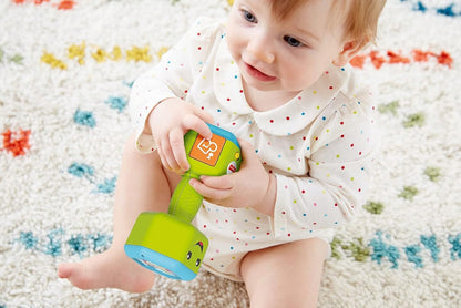 FISHER-PRICE interaktívna činka, hrkálka, zvuky a svetlo, J. NEMECKÝ