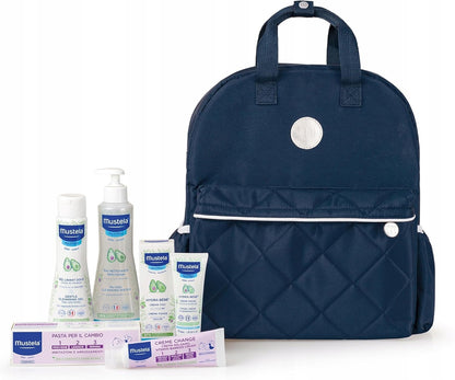 MUSTELA τσάντα / σακίδιο πλάτης + καλλυντικά