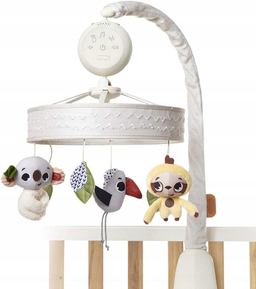 TINY LOVE Boho Chic karuzela do łóżeczka, wielokolorowa karuzela z zawieszkami do łóżeczka lub wózka