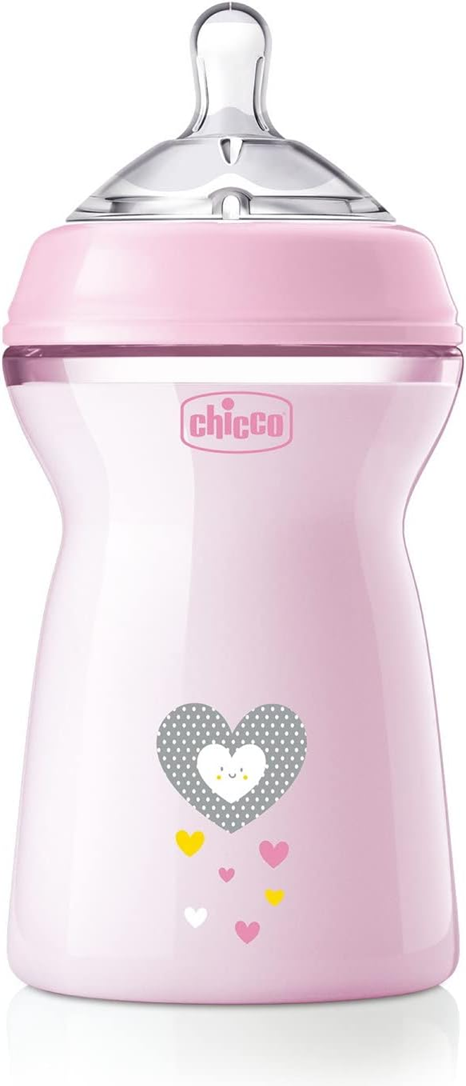 CHICCO NaturalFeeling μπιμπερό 330 ml 6 m+ γρήγορη ροή