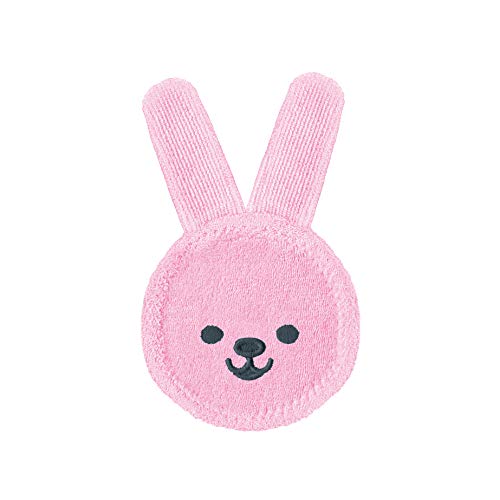 MAM Oral Care Rabbit — różowy materiałowy króliczek z długimi uszami