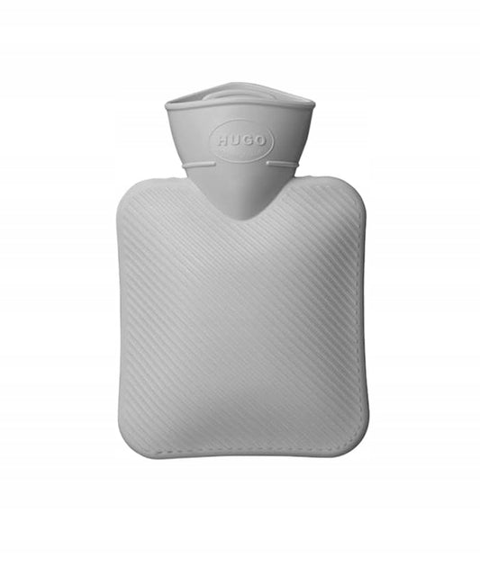 HUGO FROSCH mini termofor cu apă 0,2 l cu husă din velur 10,7 x 16 cm