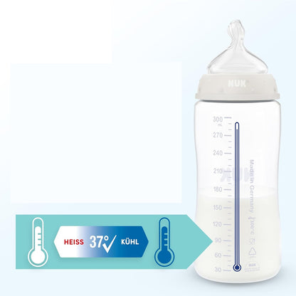 NUK First Choice zestaw 3x butelka 300 ml smoczek M 3 m+ WIELORYB