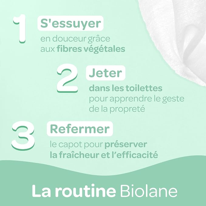BIOLANE șervețele pentru toaletă 5x54 buc.