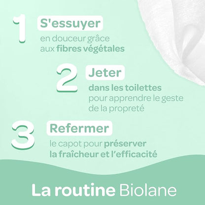 BIOLANE șervețele pentru toaletă 5x54 buc.