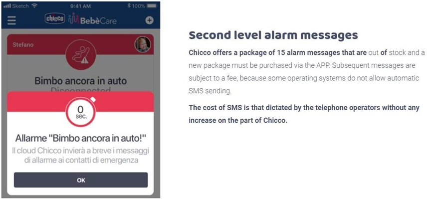 CHICCO BEBECARE Easy-Tech czujnik system do fotelika samochodowego