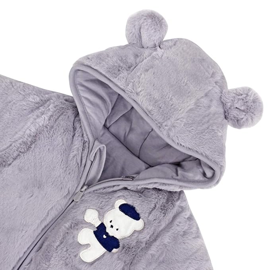 JIAMYautumn, winter overalls with teddy bear motifcolour greyage 6-9 monthsfree of harmful substancesnew