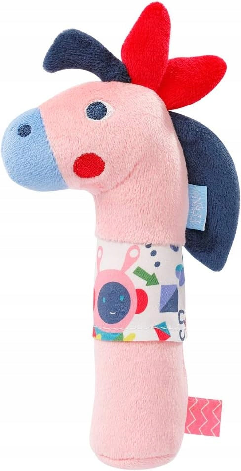 FEHN leksak med pipa och skallra HÄST 18 cm