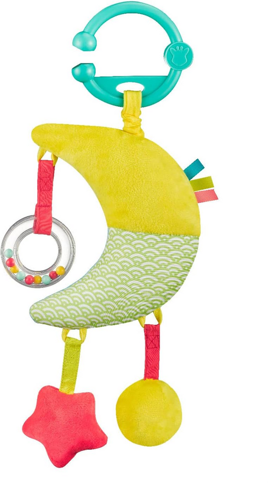 SOPHIE LA GIRAFE zawieszka z pozytywką do wózka i łóżeczka 28 cm KSIĘŻYC – zdjęcie produktu 2