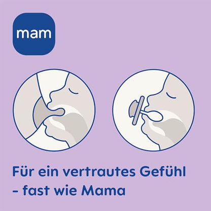 MAM Perfect Day & Night suzetă din silicon 0-6 luni x4 LUMINOASE