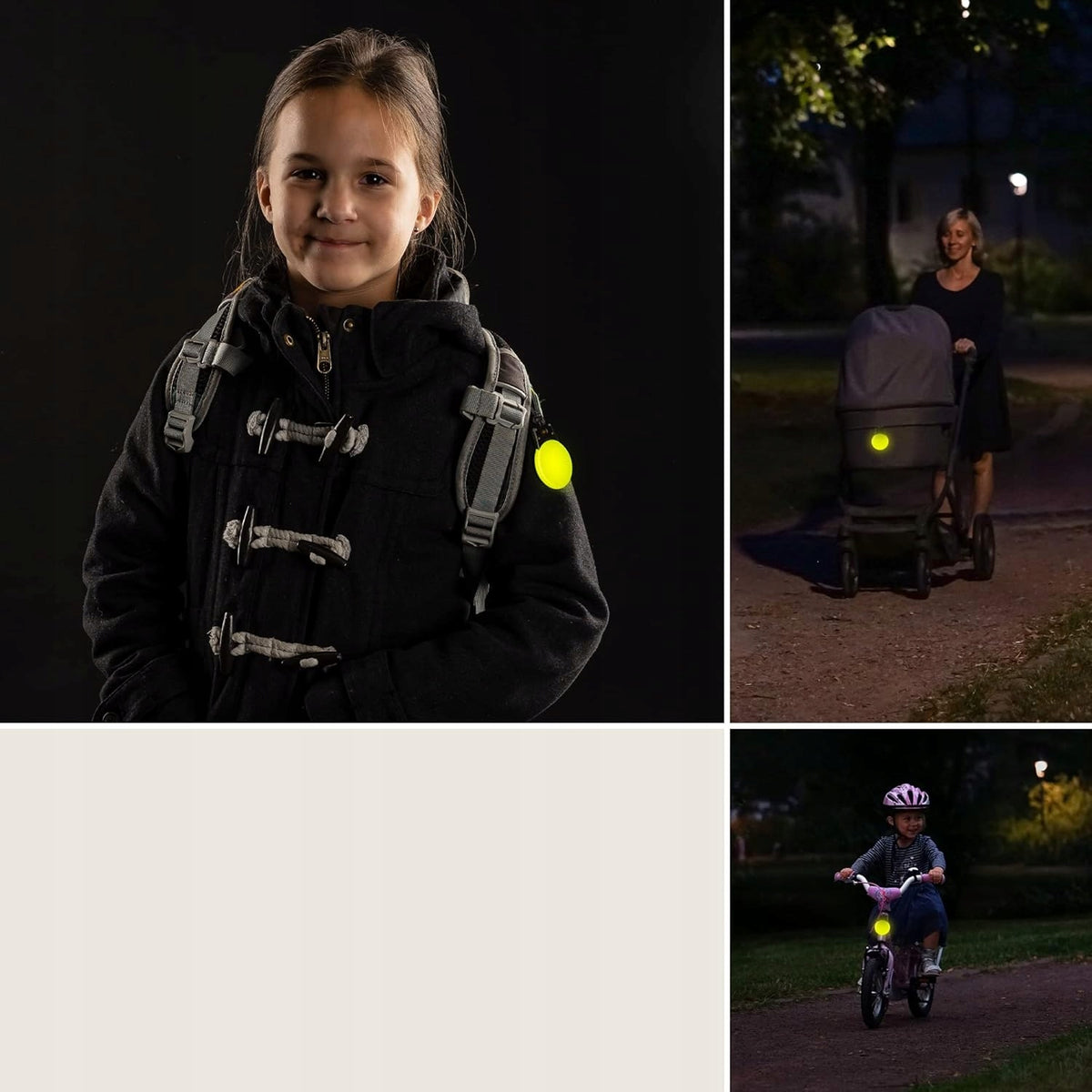 REER Light&Go lampka bezpieczeństwa LED z haczykiem do zawieszenia