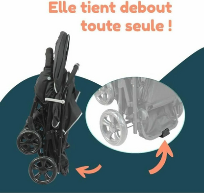 BAMBISOL double stroller + group 0 car seat