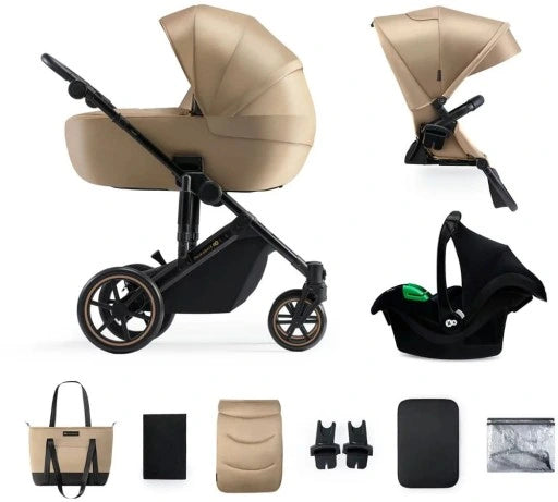 KINDERKRAFT PRIME2 PRO 3v1 večnamenski voziček do 22kg + avtosedež MINK PRO