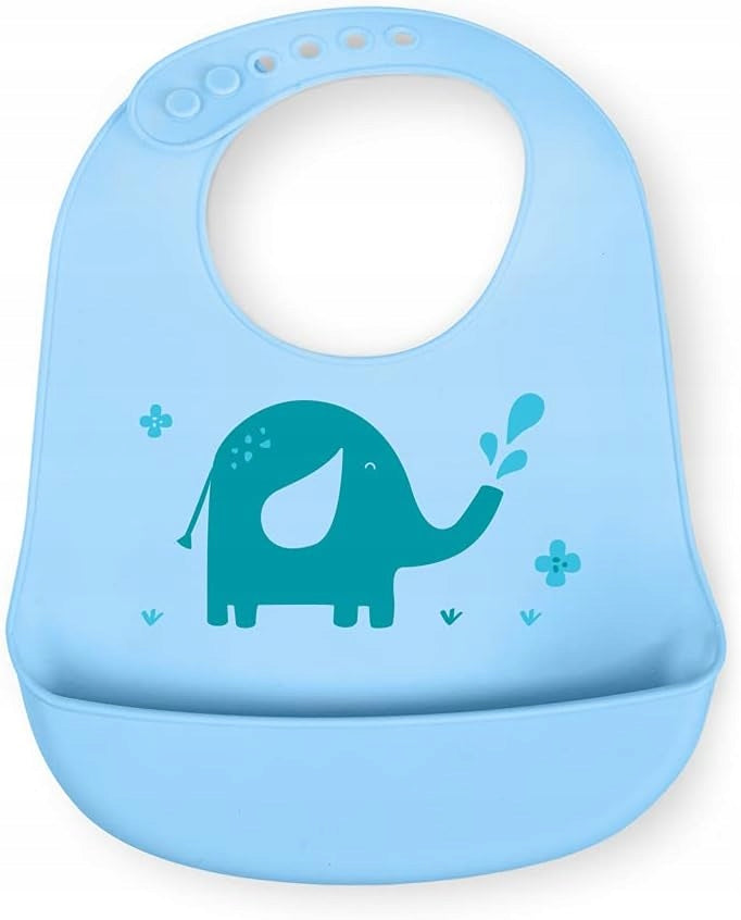 MAMA BEAR bavete din silicon cu buzunare x2