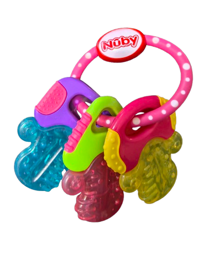 NUBY IcyBite silikonowy gryzak chłodzący 9 x 14 cm KLUCZE