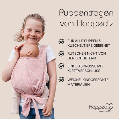 HOPPEDIZ Tragetuch für Puppen oder Stofftiere