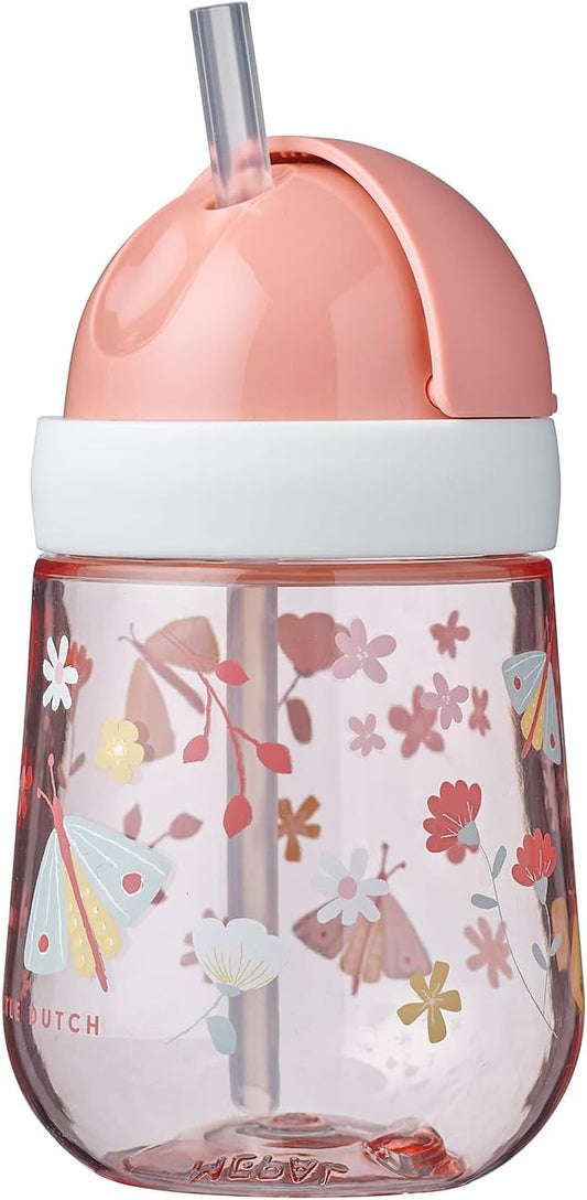 MEPAL Straw Cup kubek niekapek ze słomką 9 m+ 300 ml ŁĄKA