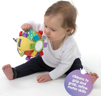 PLAYGRO Loopy Loops sensorischer Plüschball mit Spiegel und Glöckchen