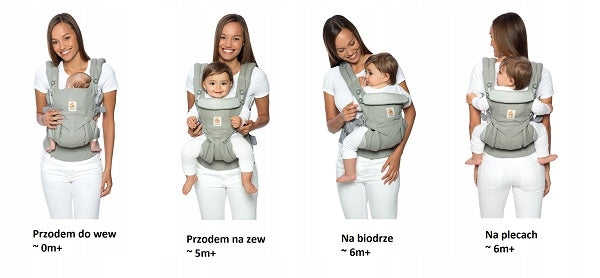 ERGOBABY OMNI 360 COOL AIR MESH ергономична носилка 3,2-20,4kg