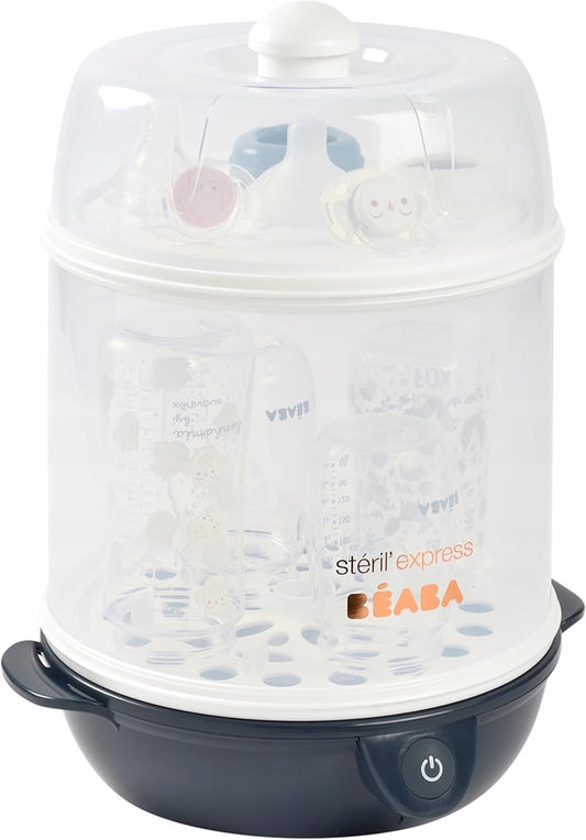 BEABA Steril'Express 2w1 STERYLIZATOR PAROWY + szczypce i miarka – zdjęcie produktu 2