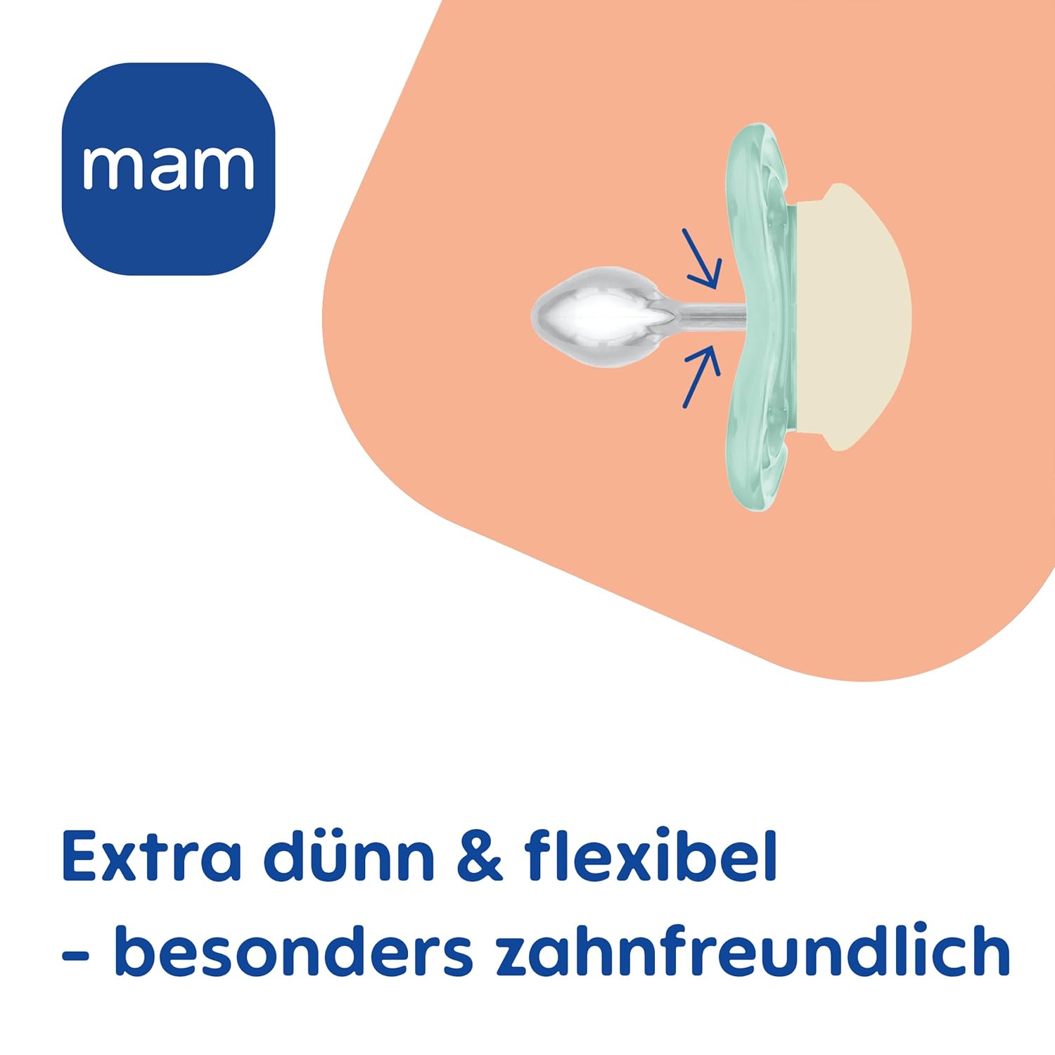 MAM Supreme Night silicone pacifier 0–6 months x2