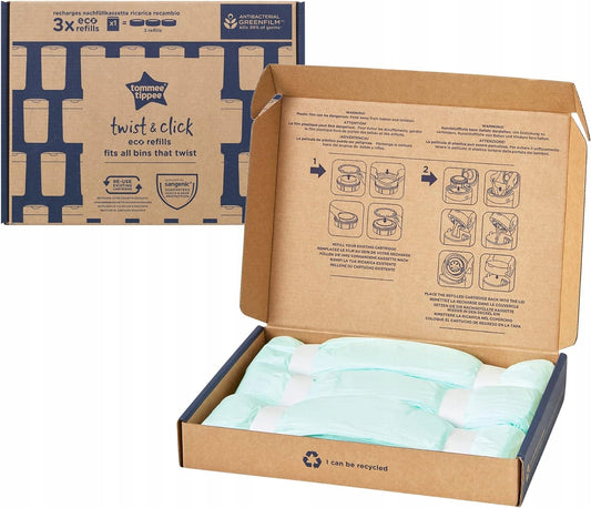 TOMMEE TIPPEE Foliennachfüllpackung SANGENIC TEC, TWIST&CLICK x3