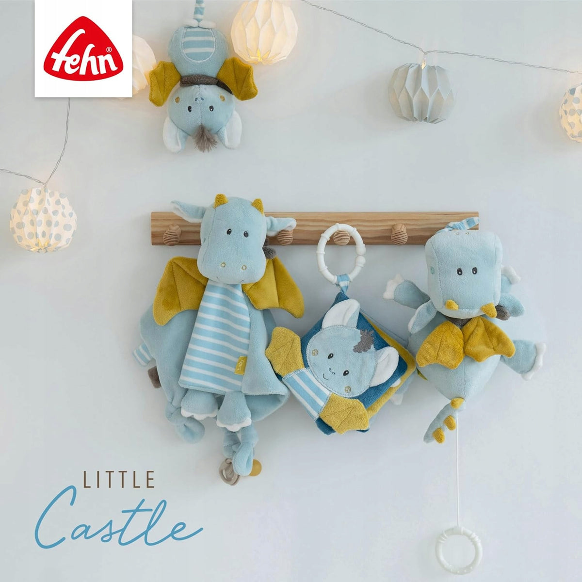 FEHN Mały Zamek zawieszka smok 17cm z pozytywką