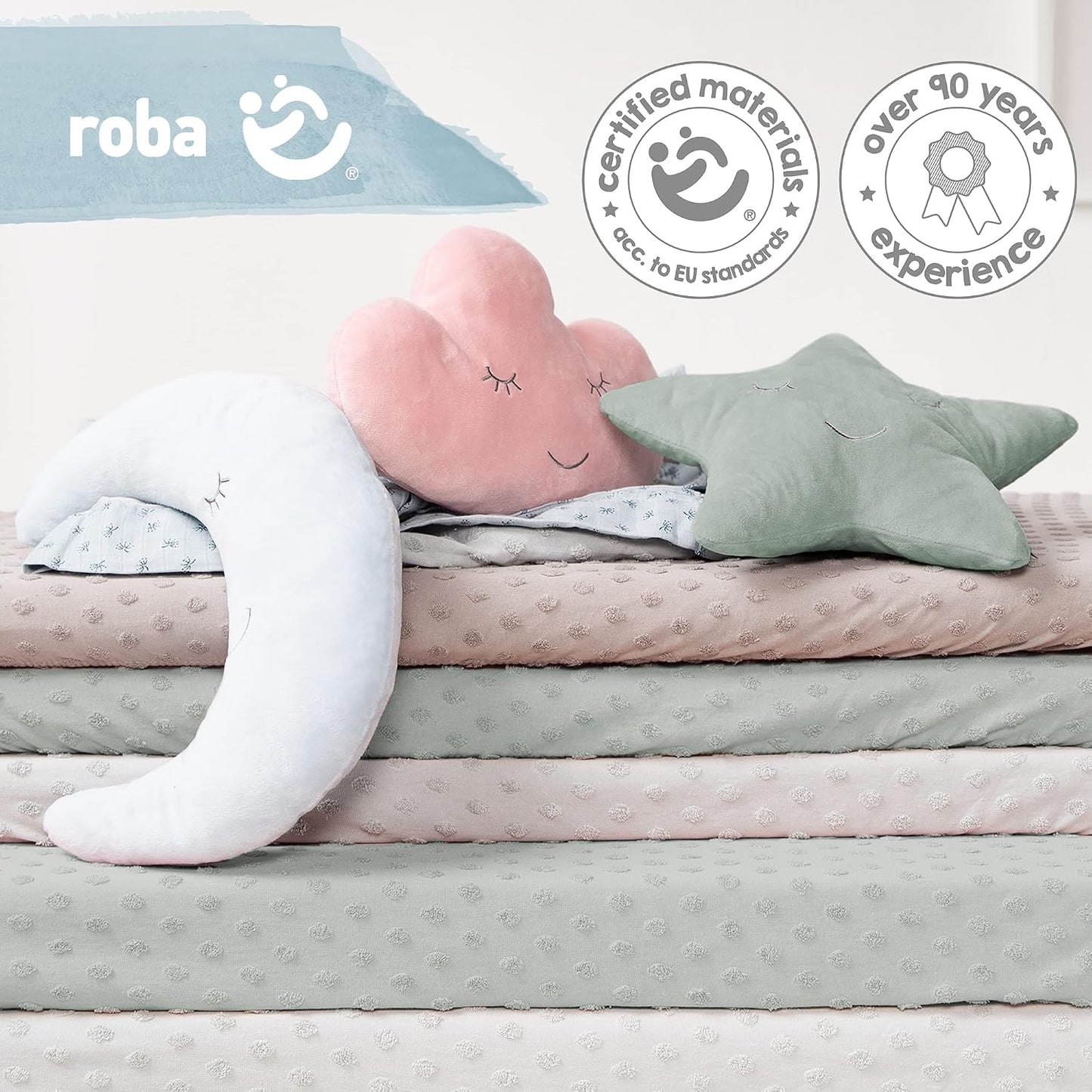 ROBA Style Dekokissen Stern 32x19 cm