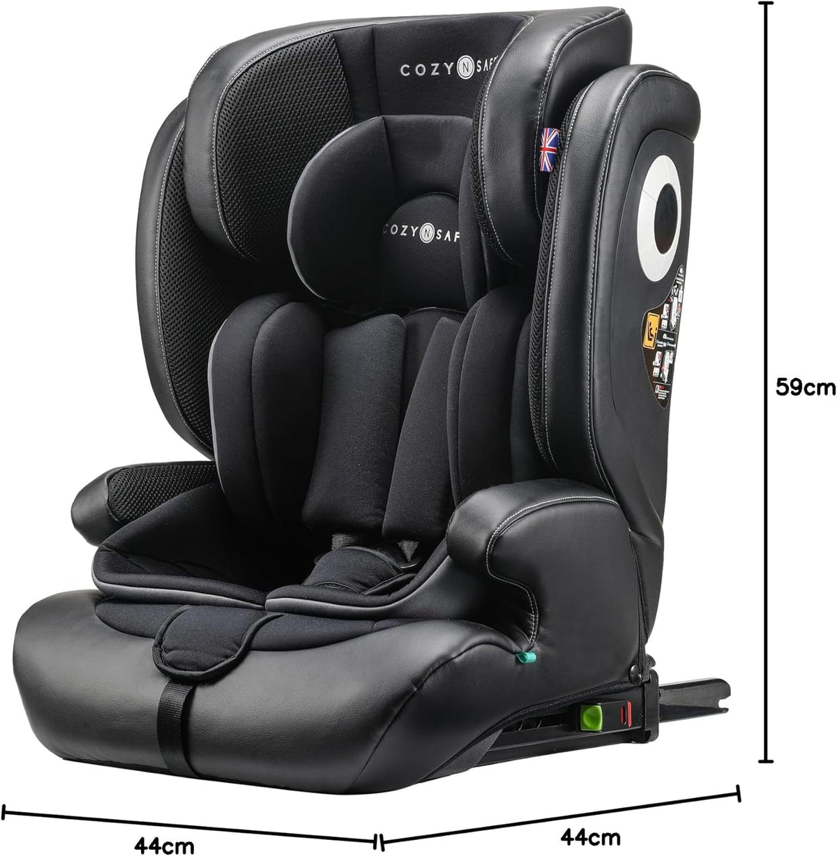 COZYnSAFE Hudson i-Size autósülés 1, 2 és 3 csoport 76-150 cm