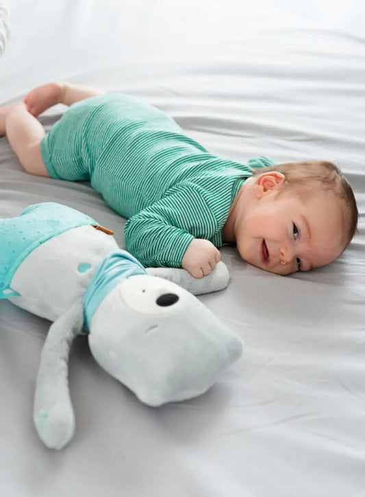 MyHummy alvó plüss sírásérzékelő SIMON mackó 24 cm