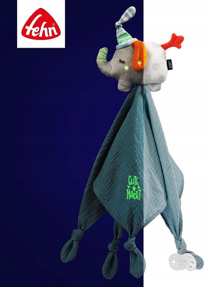 FEHN peluche con portaciuccio DRAGO 42 cm